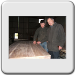 Barry & Fr John place relics in altar